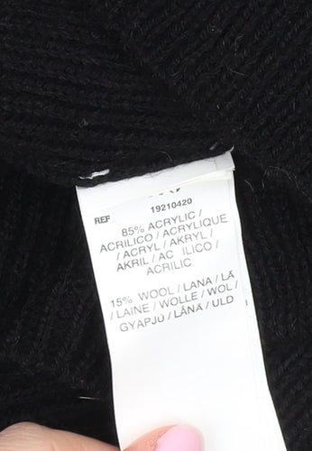 MNG Collection Women's Black Pullover Jumper, Size 10