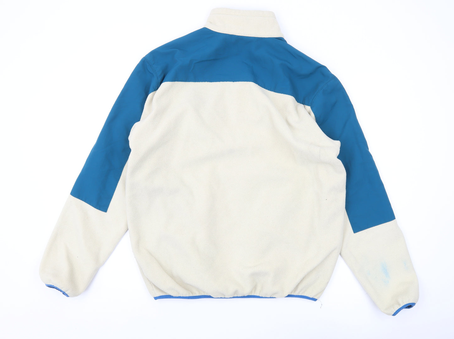 Dickies Men's Ivory Henley Sweatshirt - Size S, Fleece