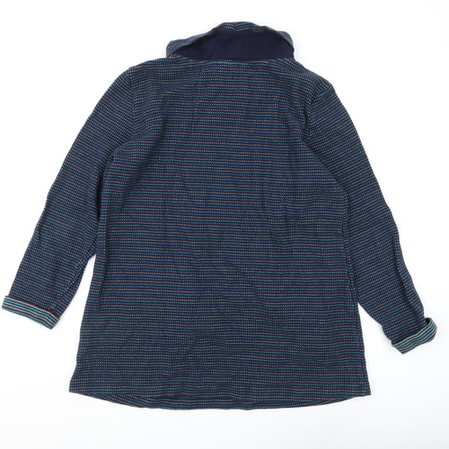 Seasalt Cornwall Women's Blue Striped Tunic Sweatshirt Size 14