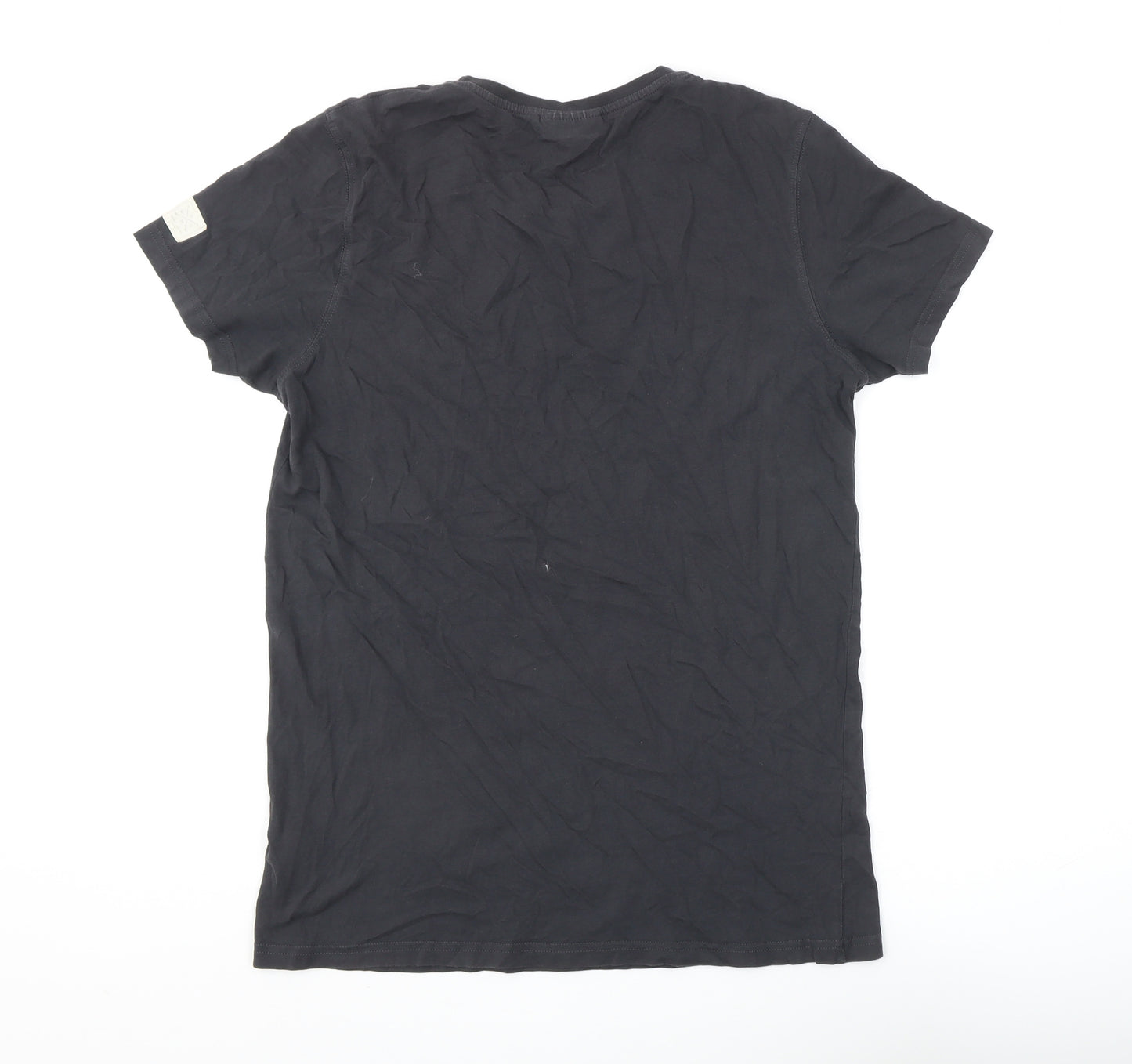 Groggy by JBC Men's Black Graphic T-Shirt L