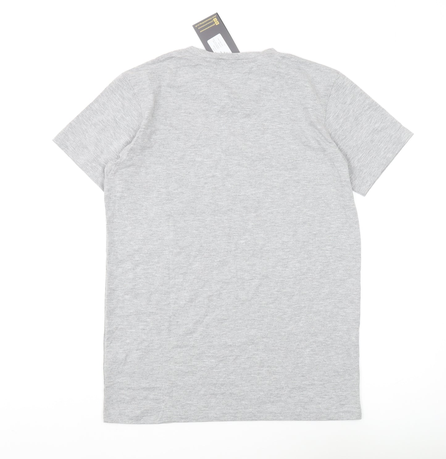 Intense Men's Grey Crew Neck T-Shirt, Size M