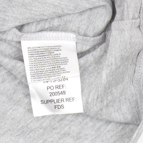 Intense Men's Grey Crew Neck T-Shirt, Size M