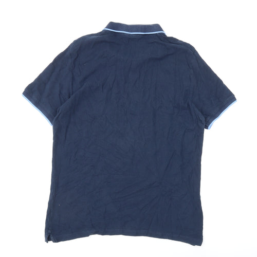 Ben Sherman Men's Blue Polo, Size L, Short Sleeve