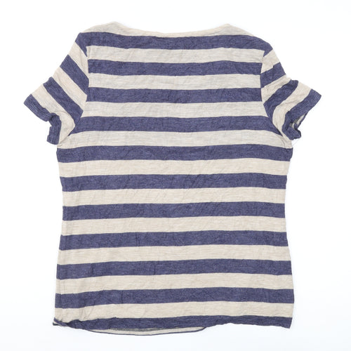 CC Women's Multicoloured Striped T-Shirt - L