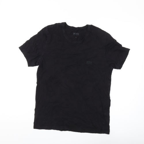Hugo Boss Men's Black Cotton T-Shirt Size M
