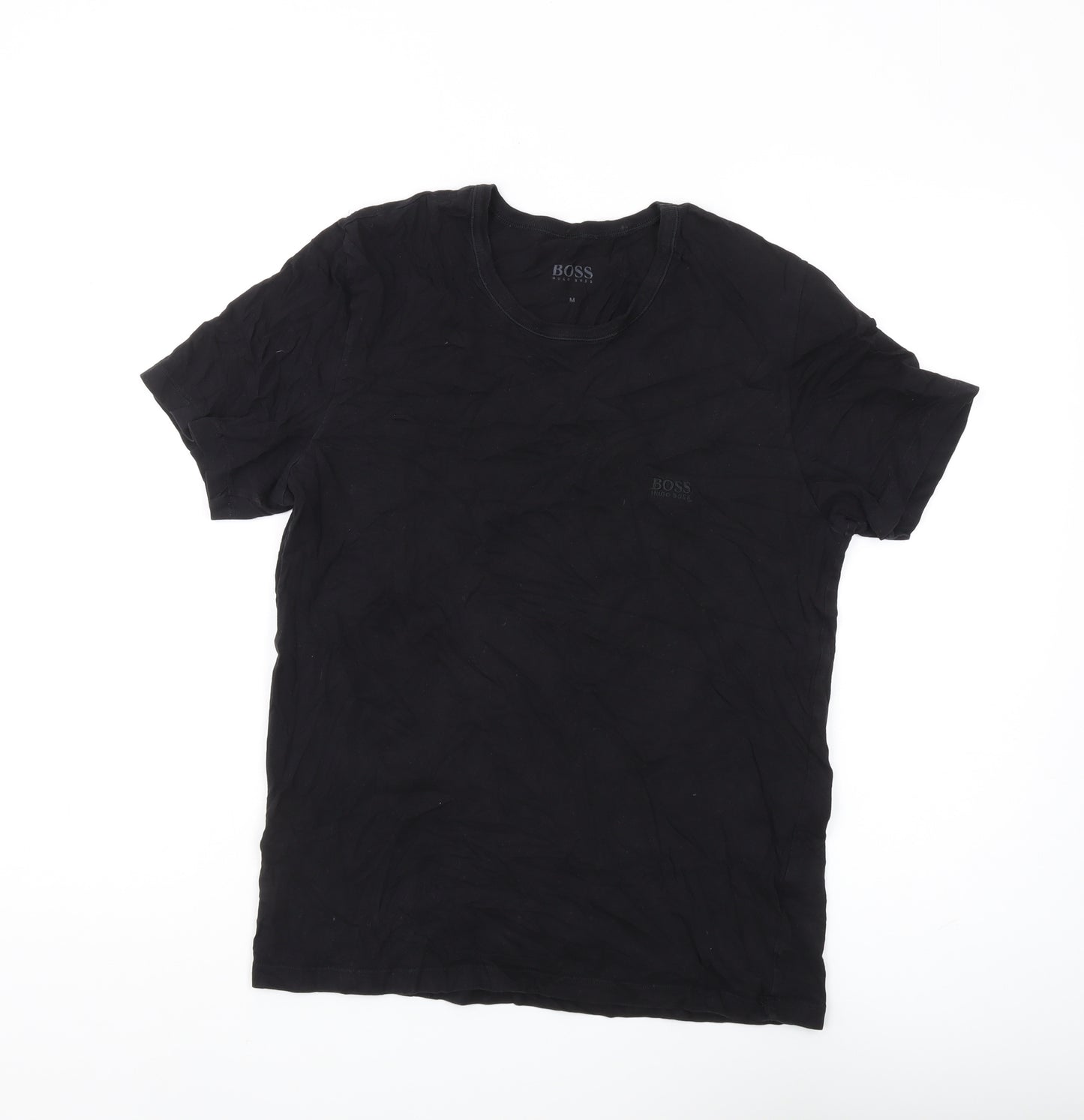 Hugo Boss Men's Black Cotton T-Shirt Size M