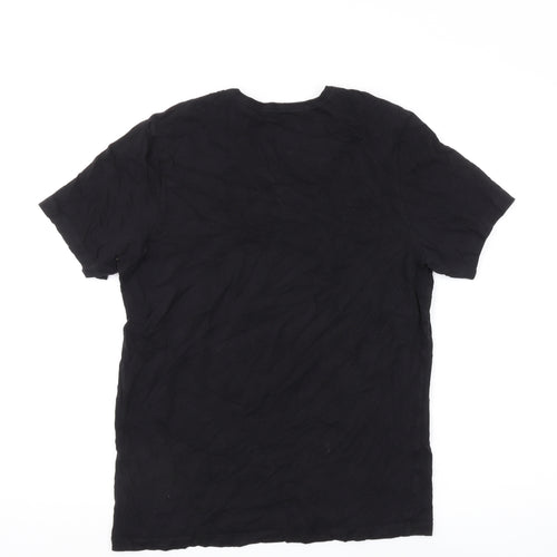 Hugo Boss Men's Black Cotton T-Shirt Size M