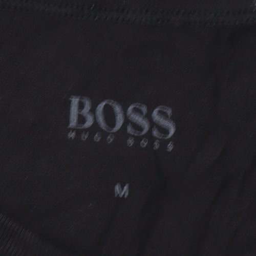 Hugo Boss Men's Black Cotton T-Shirt Size M