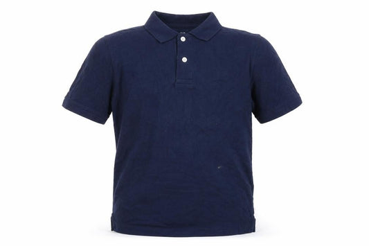 Front view of Gap Kids boys’ blue polo shirt 12-13 years - new with tags