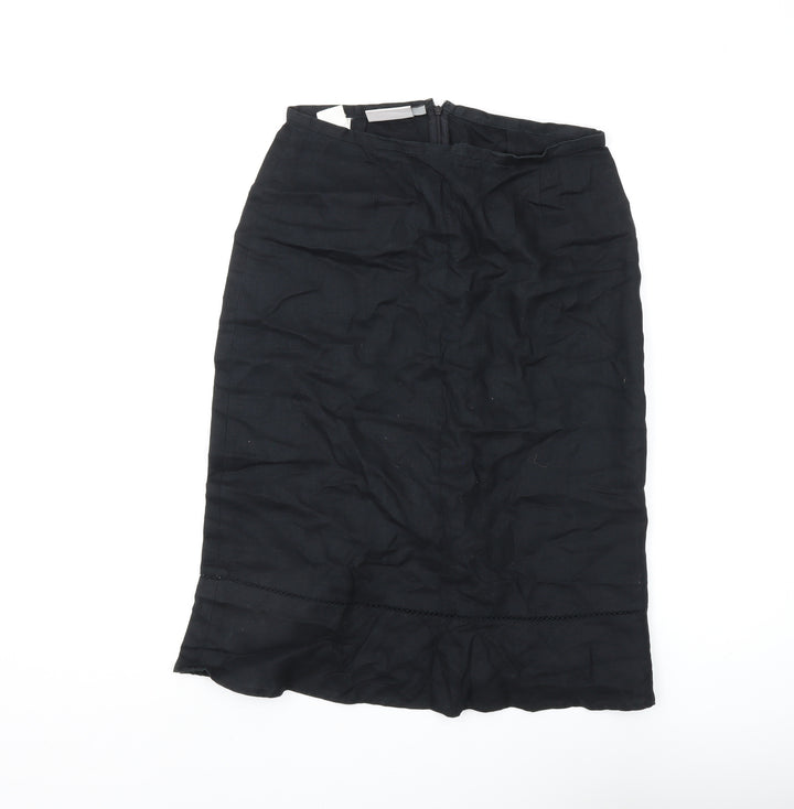 InWear Women's Black Long Pencil Skirt Size 12
