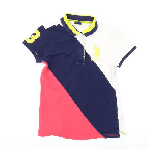 U.S. Polo Assn. Unisex Multicoloured Polo, Size M