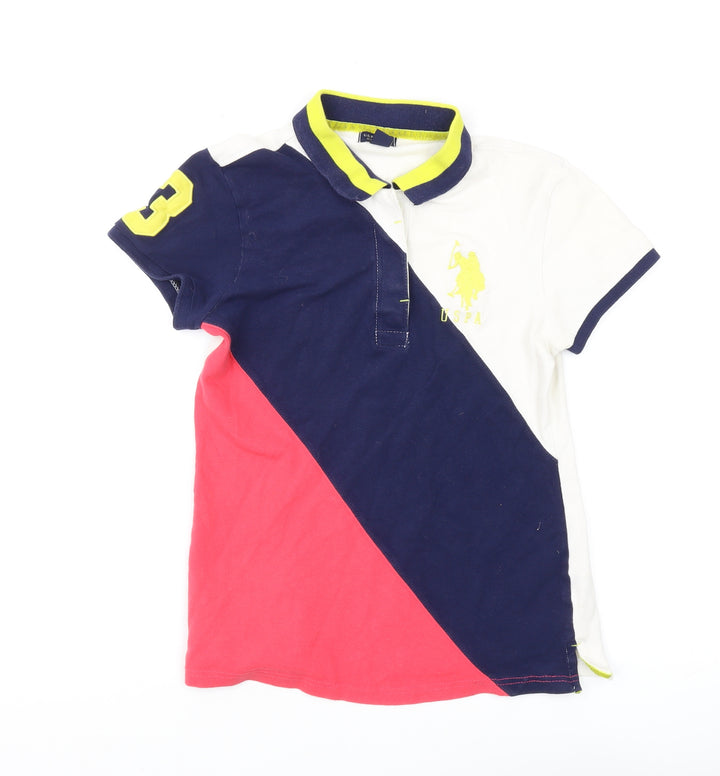 U.S. Polo Assn. Unisex Multicoloured Polo, Size M