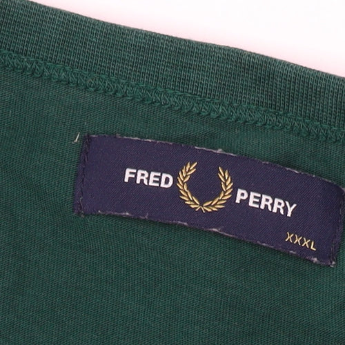 Fred Perry Men's Green 3XL Logo T-Shirt