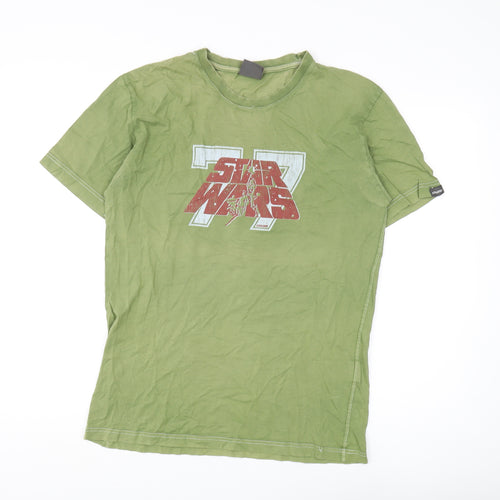 Chunk Mens Green Star Wars Graphic T-Shirt Medium