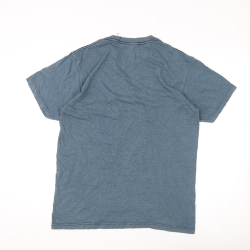 Bicycle Men's Blue Graphic T-Shirt M