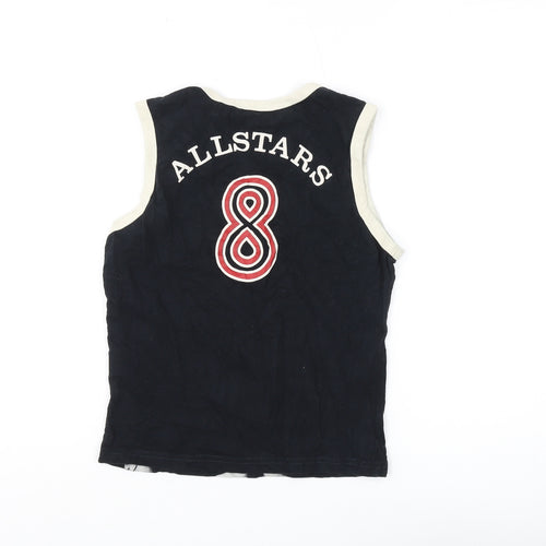 Ringspun Women's Black Tank Top, Size 10, Music Theme
