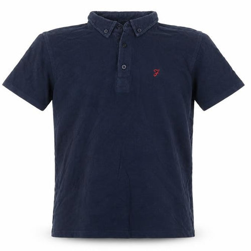 Farah Boys Blue Polo Shirt 10-11 Years Short Sleeve Collared