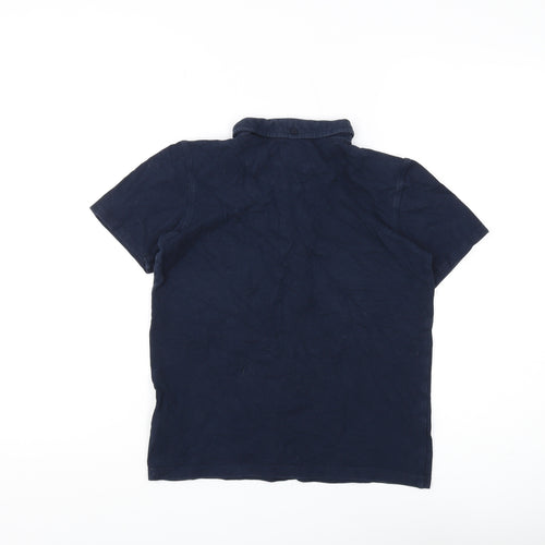 Farah Boys Blue Polo Shirt 10-11 Years Short Sleeve Collared