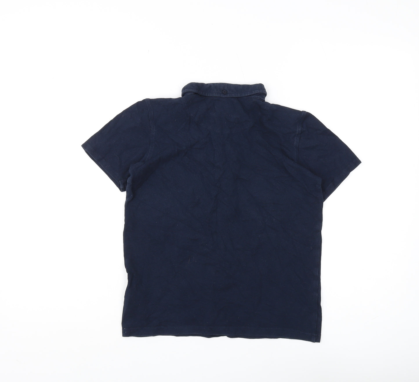 Farah Boys Blue Polo Shirt 10-11 Years Short Sleeve Collared