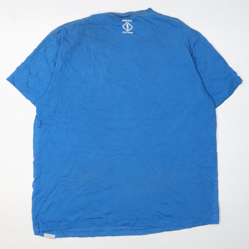 Obscene Clothing Men's Blue Graphic Beer T-Shirt - L
