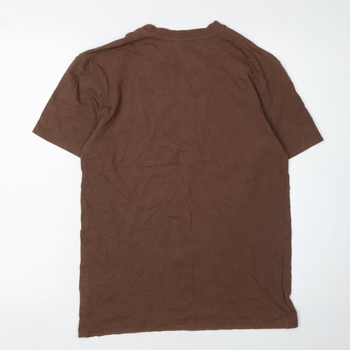Oakley Men's Brown Graphic Short Sleeve T-Shirt S