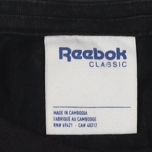 Reebok Men’s Black Medium Classic T-Shirt