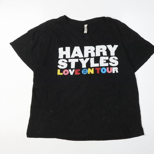 Casual Classics Black Women's Harry Styles T-Shirt Size M