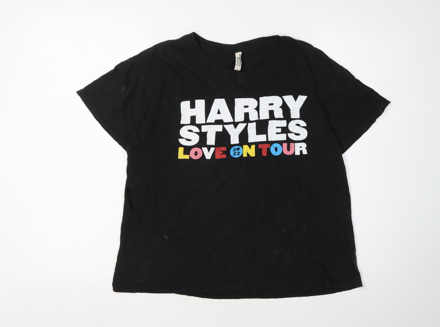 Casual Classics Black Women's Harry Styles T-Shirt Size M