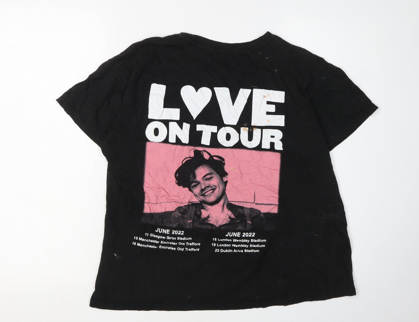 Casual Classics Black Women's Harry Styles T-Shirt Size M