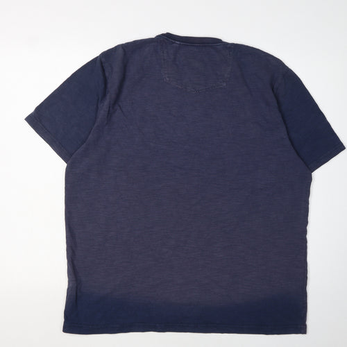 FatFace Men's Blue Graphic Print XL T-Shirt