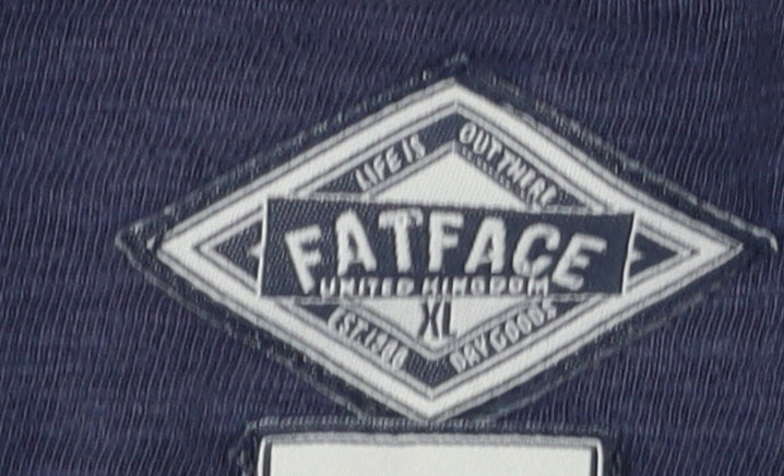 FatFace Men's Blue Graphic Print XL T-Shirt
