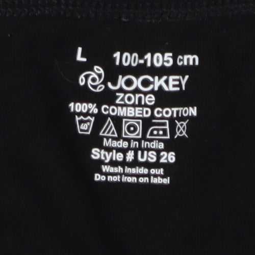 Jockey Black Tank Top, Unisex Adults L, Basic Style