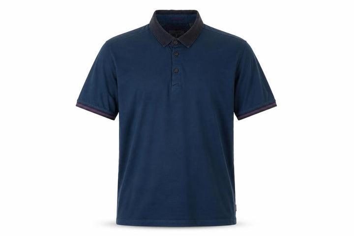 Ted Baker Men's Blue Polo Shirt Size L Short Sleeve