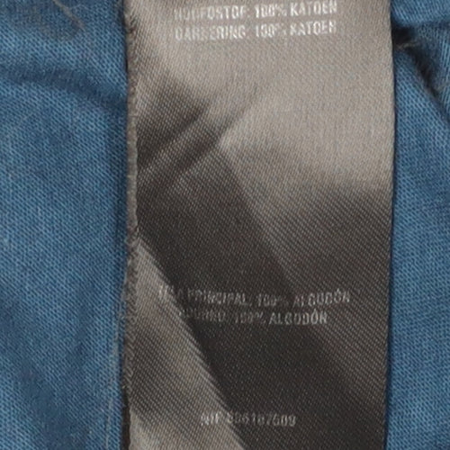 Ted Baker Men's Blue Polo Shirt Size L Short Sleeve
