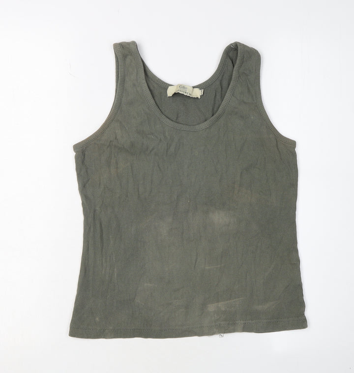 Cotton Traders Women’s Green Tank, Size 14, Basic Style