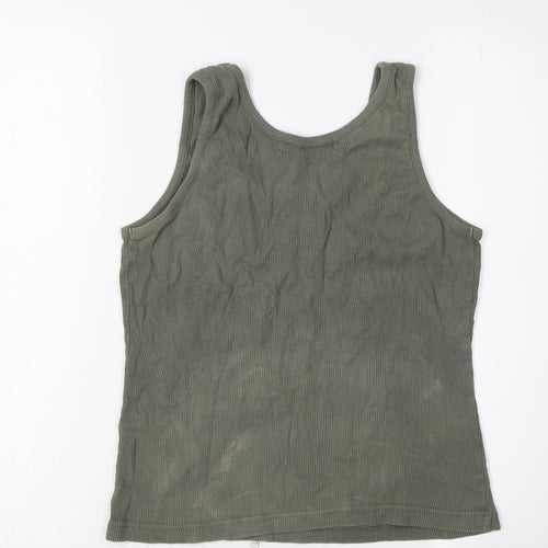 Cotton Traders Women’s Green Tank, Size 14, Basic Style
