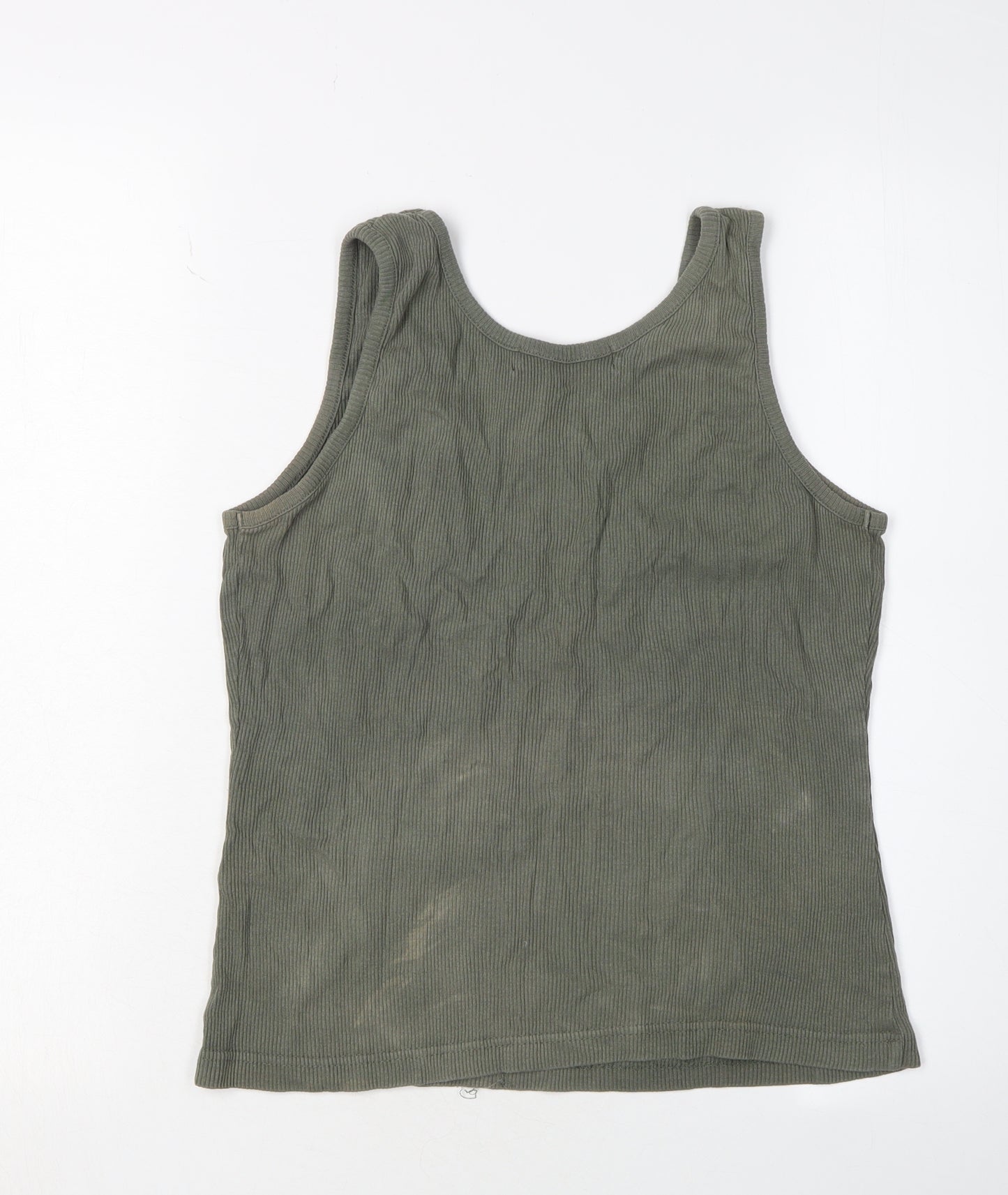 Cotton Traders Women’s Green Tank, Size 14, Basic Style