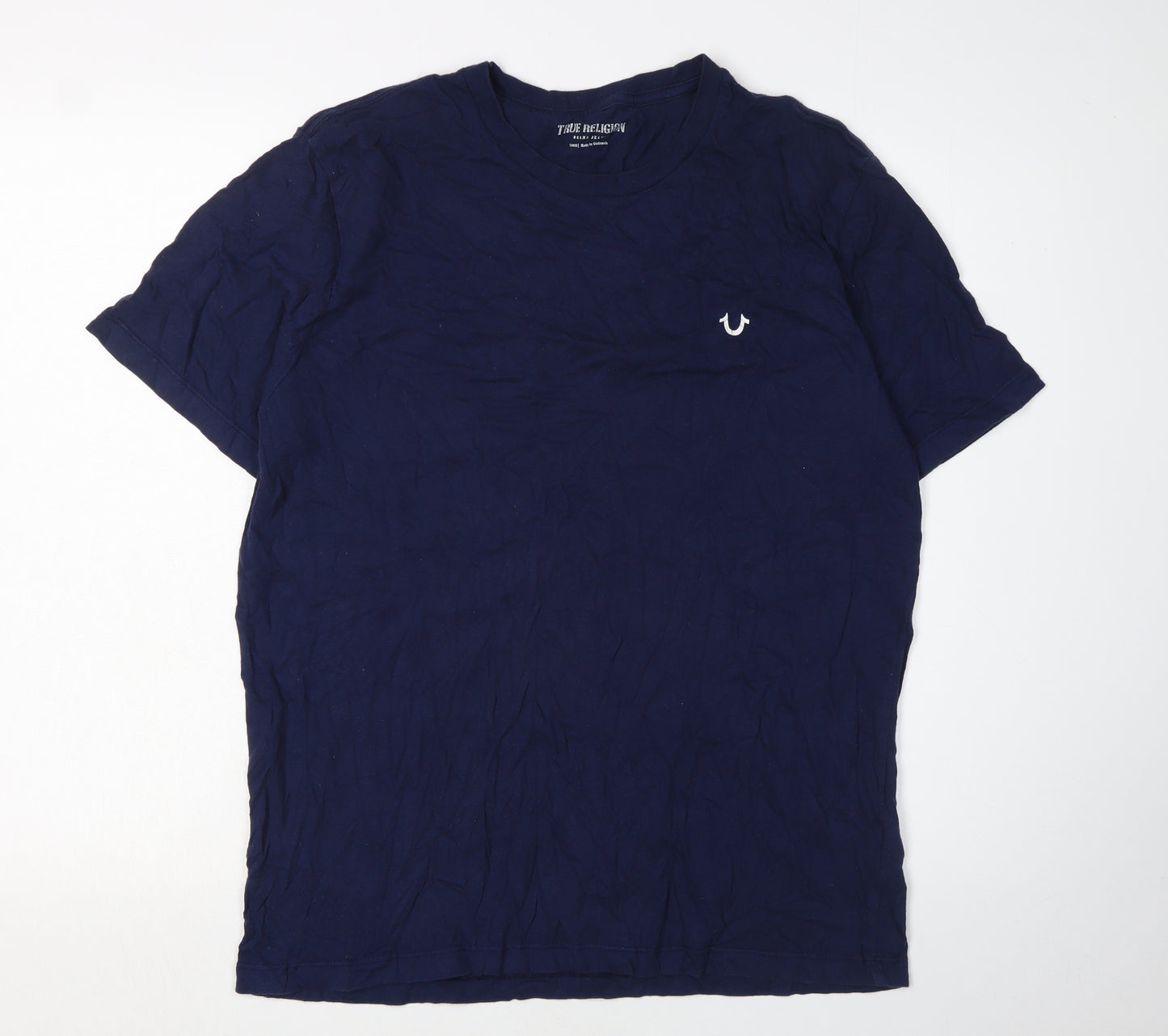 True Religion Blue Men's L Graphic Print T-Shirt