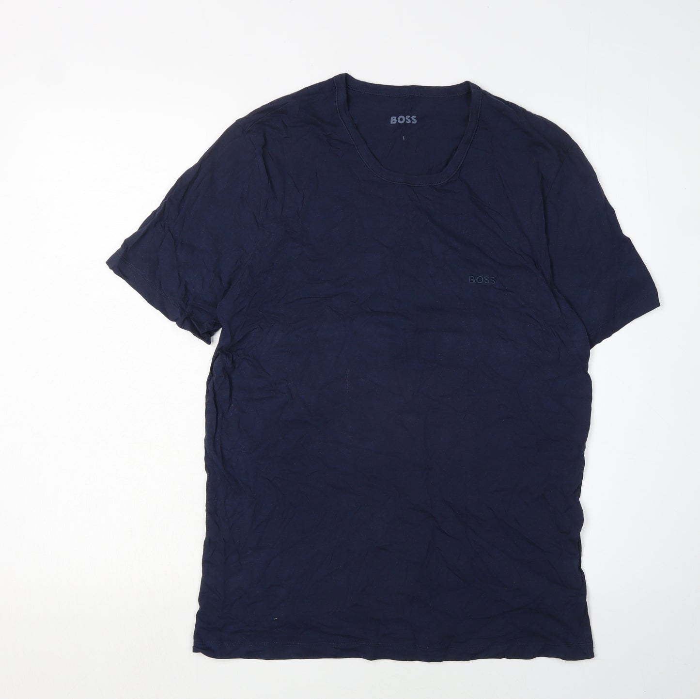 Hugo Boss Men's Navy Short Sleeve T-Shirt, Size L