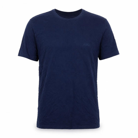 Front view of Hugo Boss Men's Navy Short Sleeve T-Shirt, size L