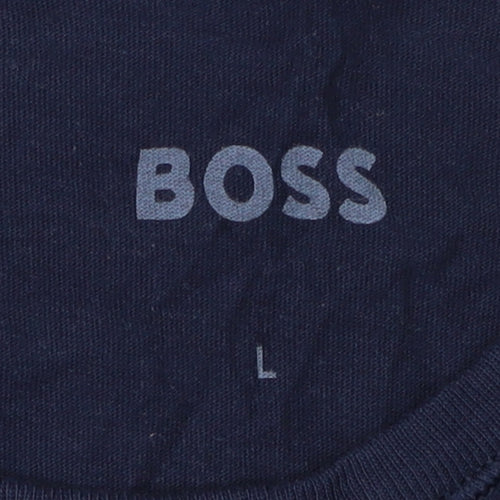 Hugo Boss Men's Navy Short Sleeve T-Shirt, Size L