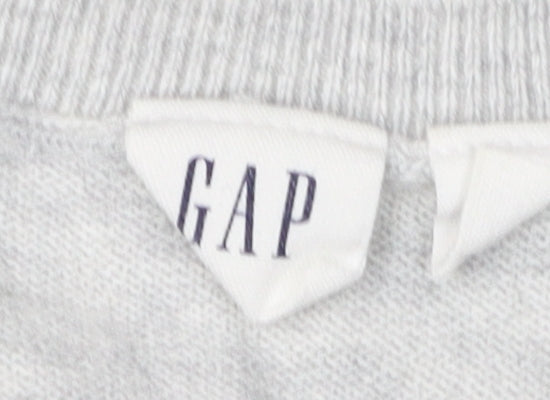 GAP Women's Grey XS Cardigan, Long Sleeve, Cotton