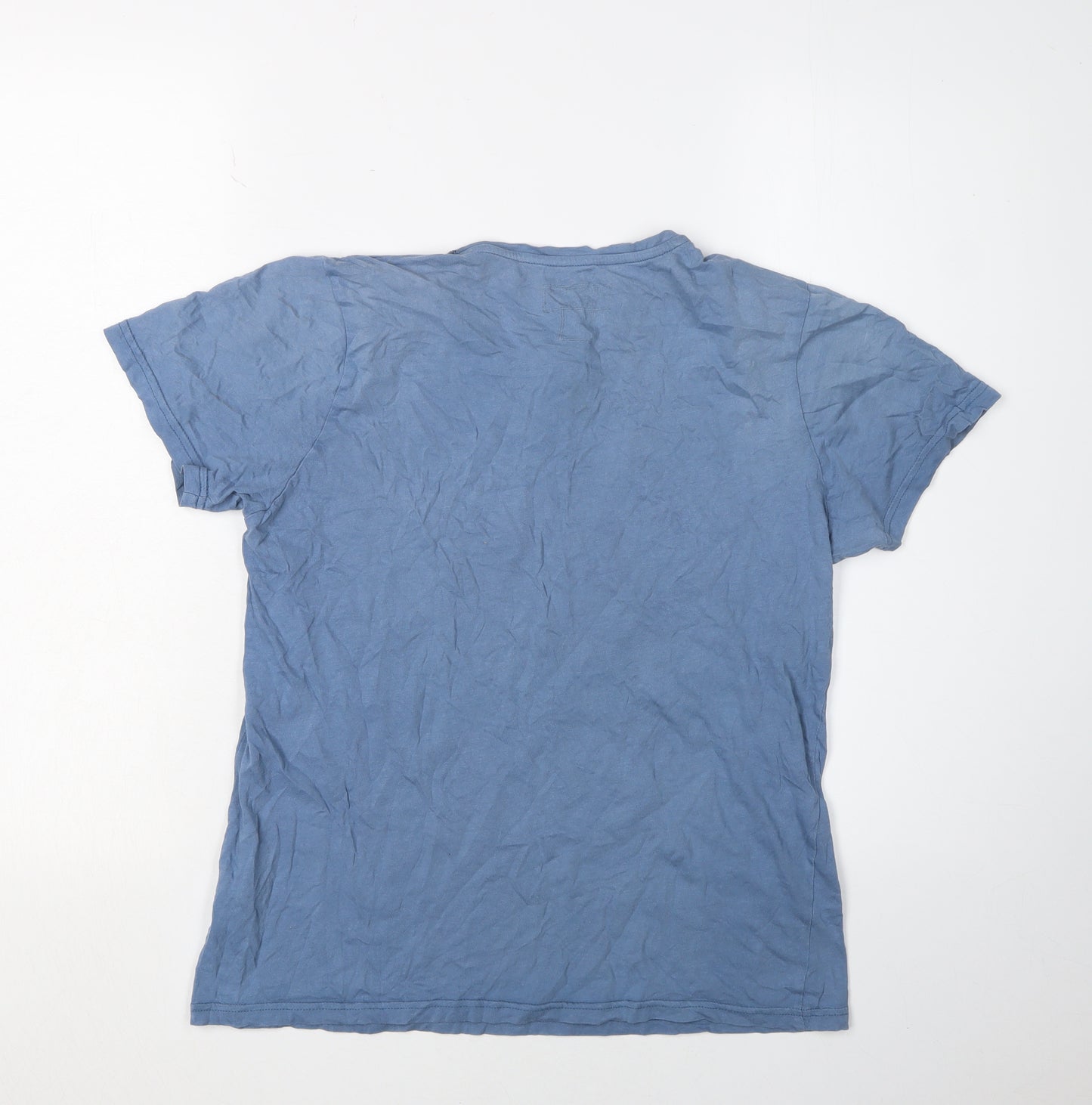 Lee Cooper Men's Blue Graphic T-Shirt, Size S
