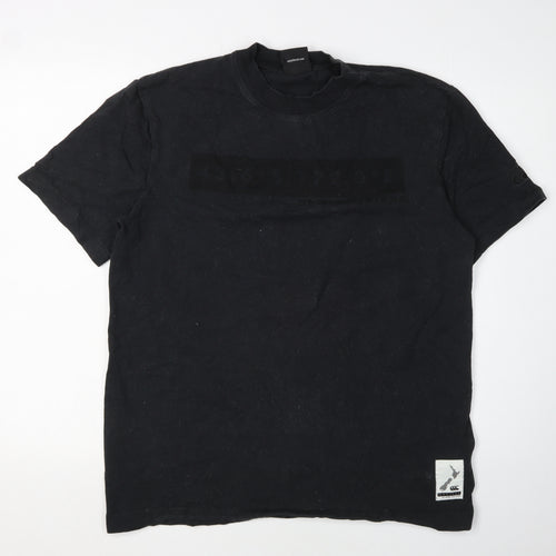 Canterbury Men's Black Crew Neck T-Shirt, Size M