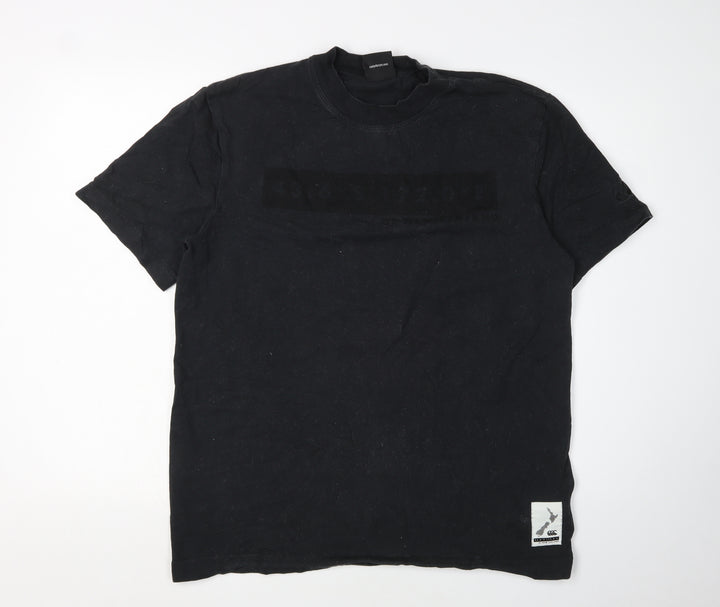 Canterbury Men's Black Crew Neck T-Shirt, Size M