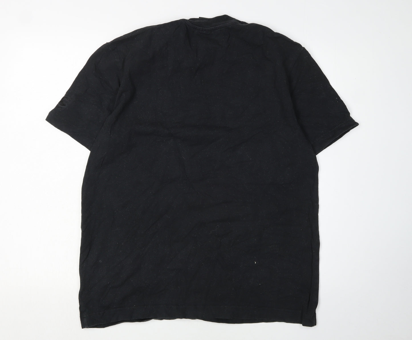 Canterbury Men's Black Crew Neck T-Shirt, Size M