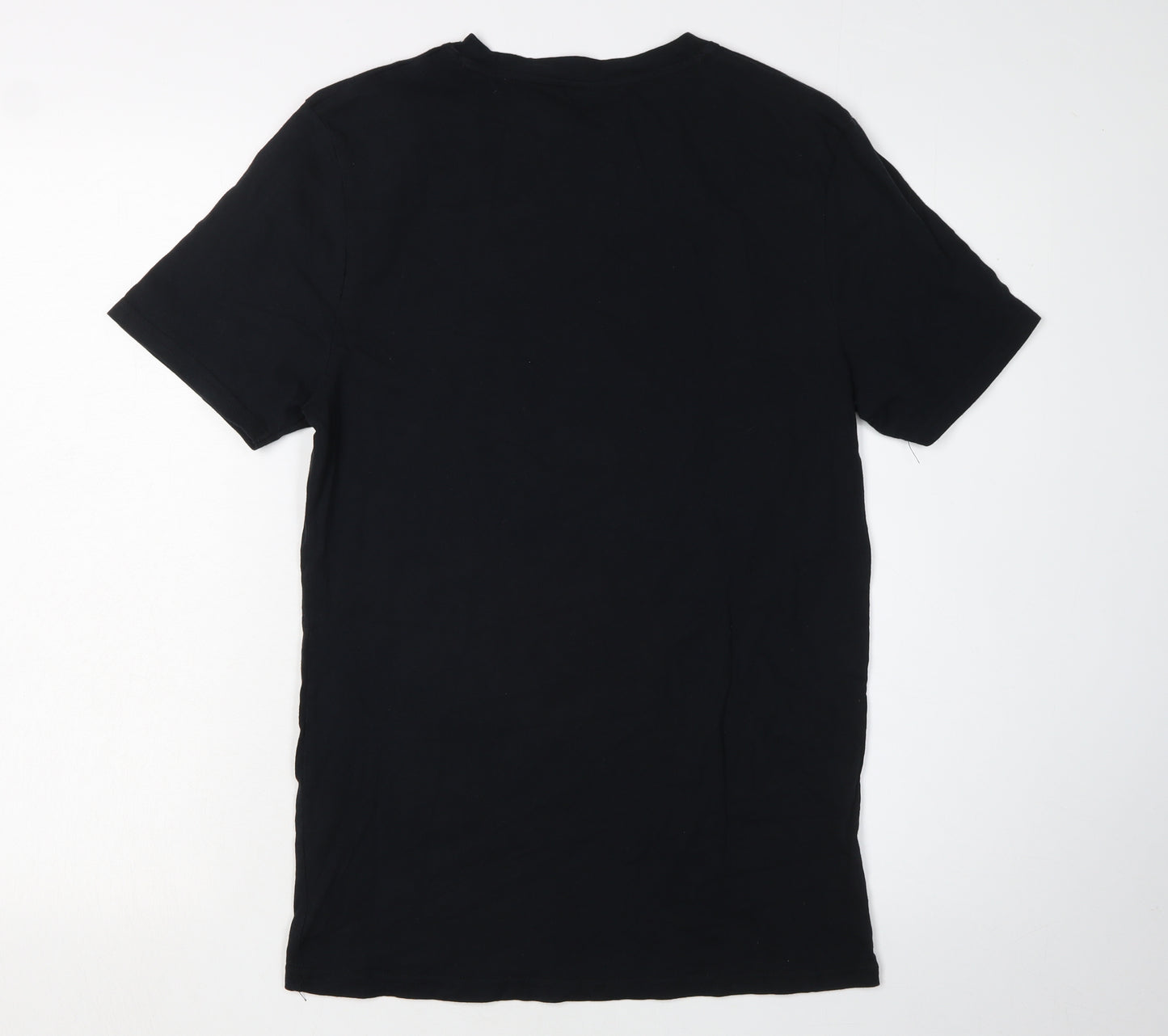 Elf Men's Black Christmas T-Shirt, Size S, Cotton Crew Neck
