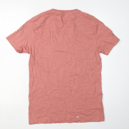 Fat Face Men's Pink Graphic Print T-Shirt XS