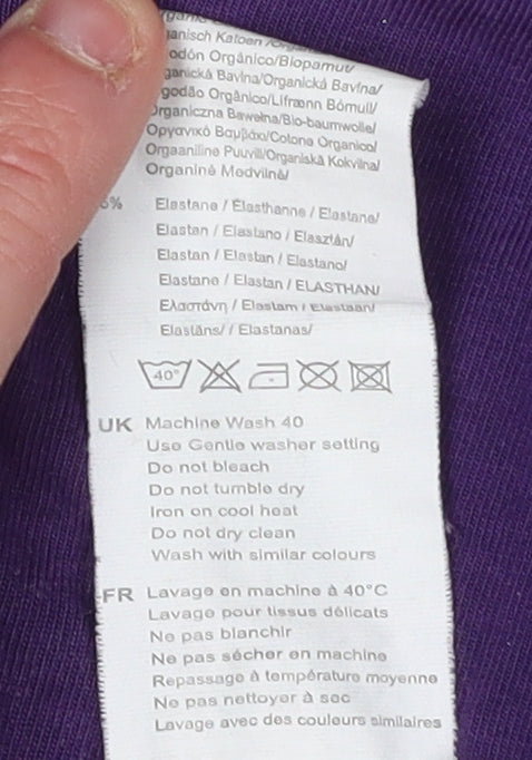 Karrimor Women Purple V-Neck T-Shirt Casual Regular