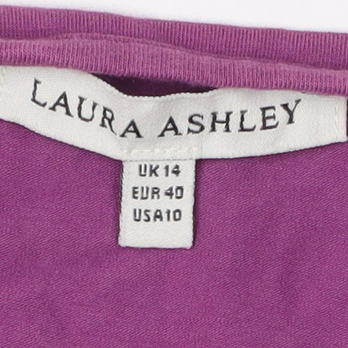Laura Ashley Women's Purple Camisole, Size 14 - Casual Wear